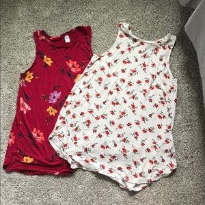 Soft Floral Tanks